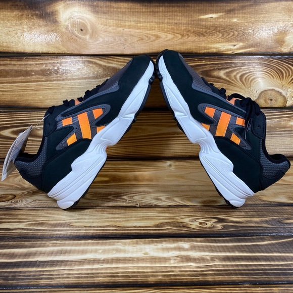 NEW adidas Yung-96 Chasm Black Orange Sneakers - Picture 6 of 9